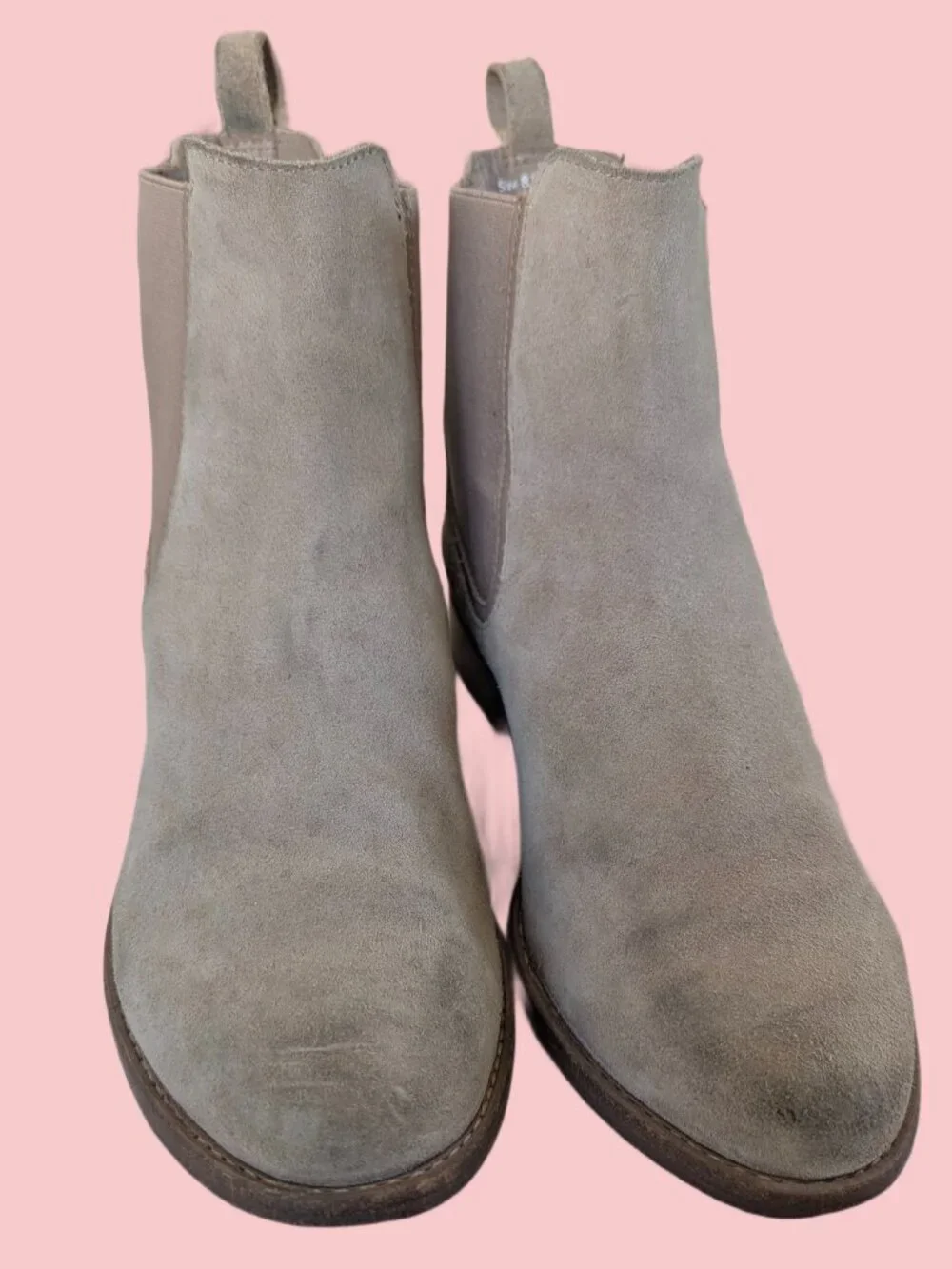 Thursday Boot Company Cream / Tan Suede Pull On boots - Men's Size 8